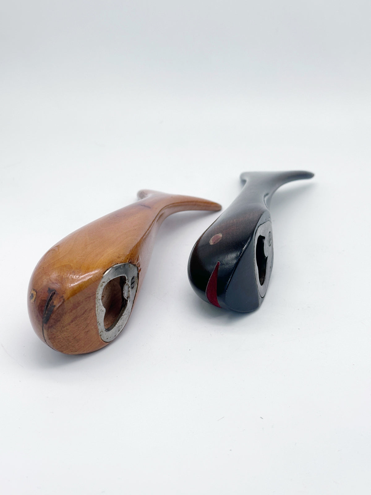 Vintage Flaschenöffner in Walform aus Holz – 2 Varianten