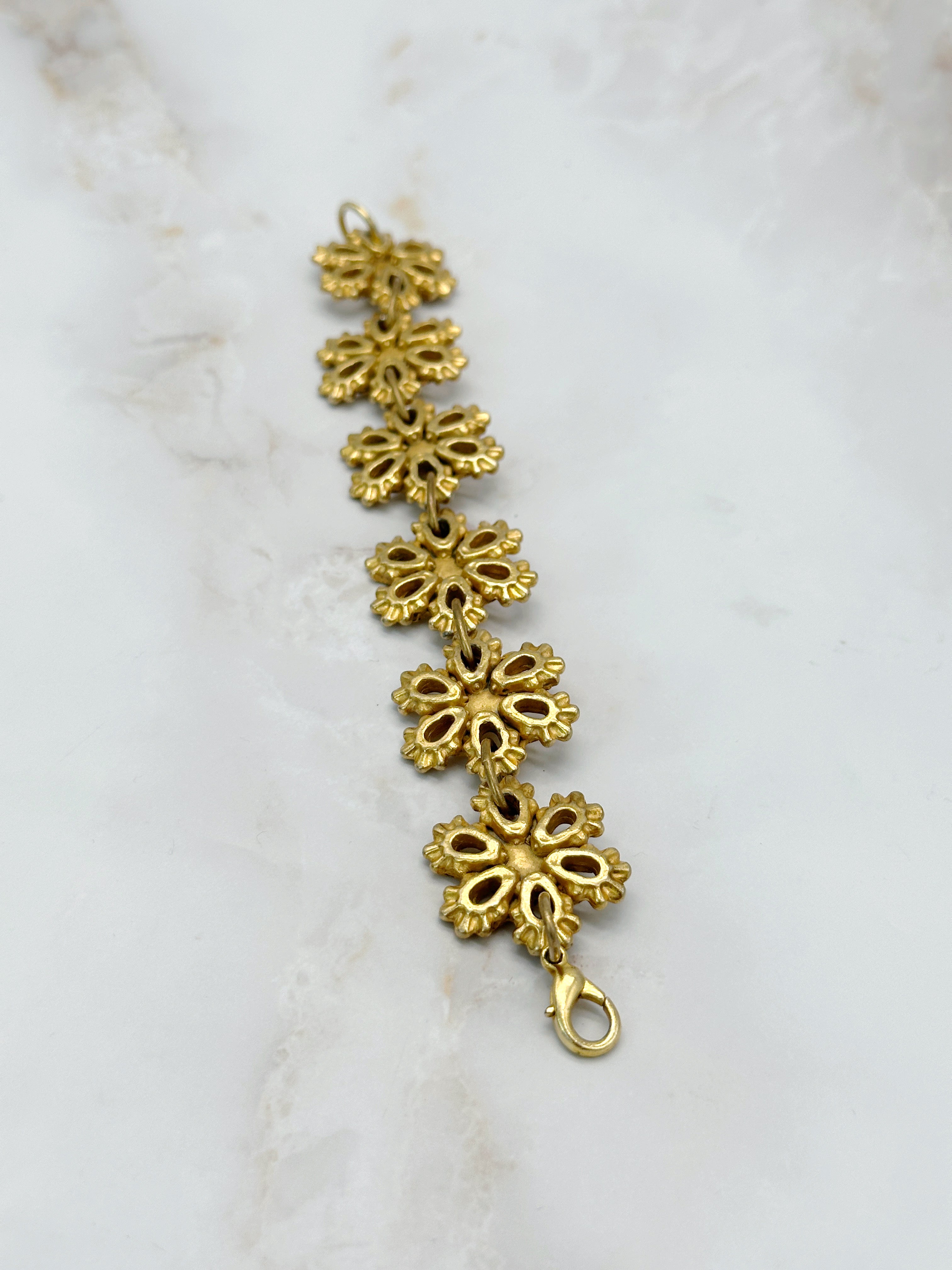 Philippe Audibert Paris Vintage Link Bracelet Gold Plated