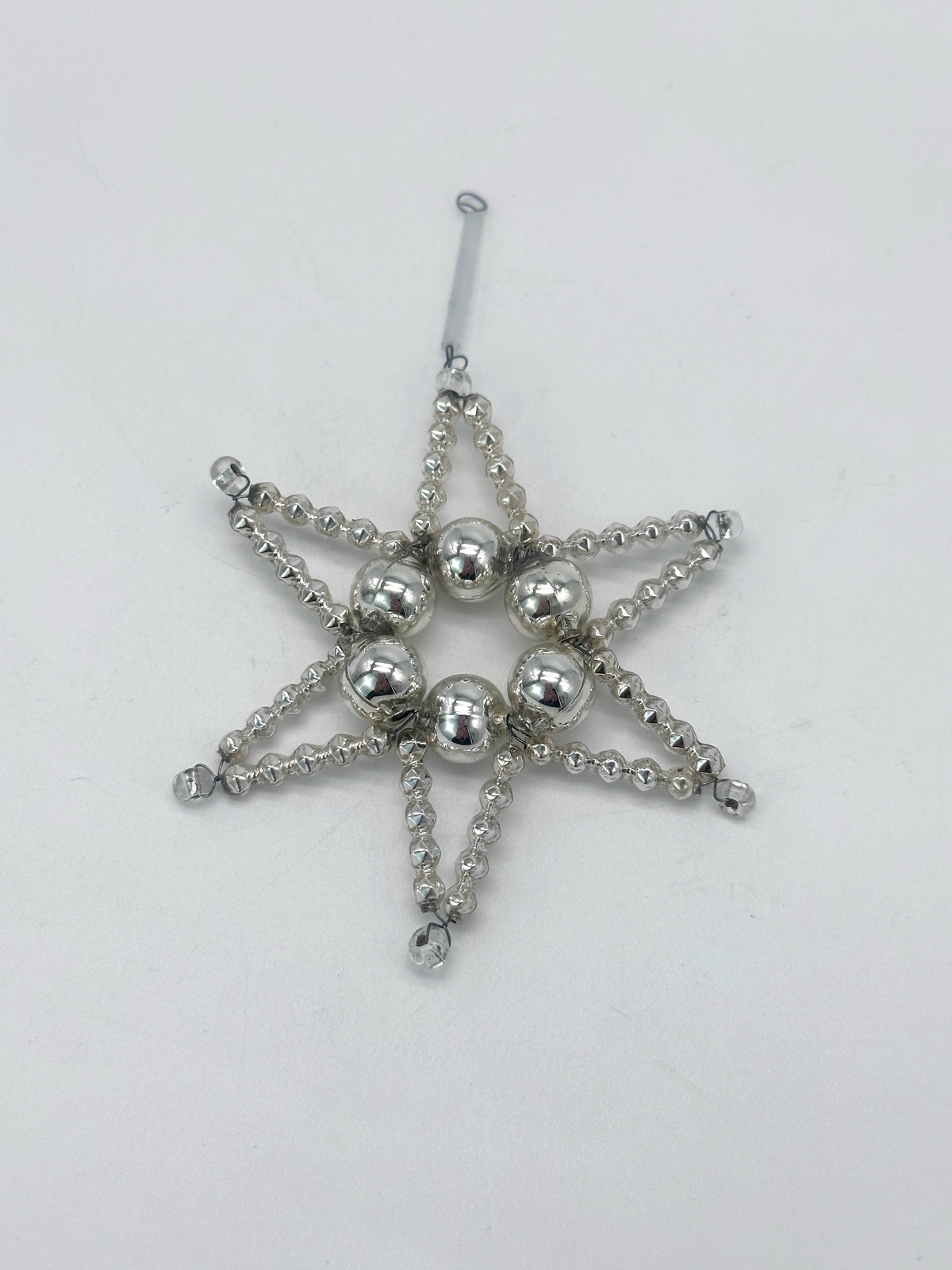 Gablonzer Christbaumanhänger als Stern in Silber oder Gold