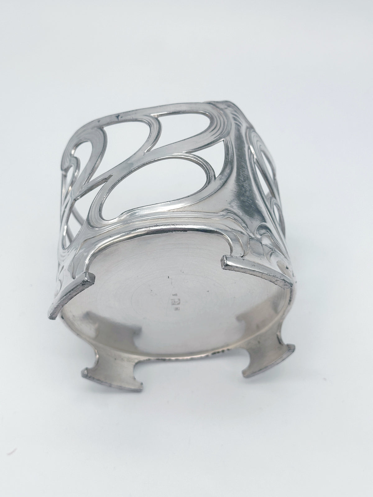 WMF Jugendstil Flaschenuntersetzer versilbert um 1900