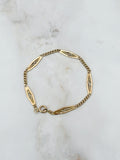 Antikes Armband in 585 Gelbgold mit Uhrenketten-Muster