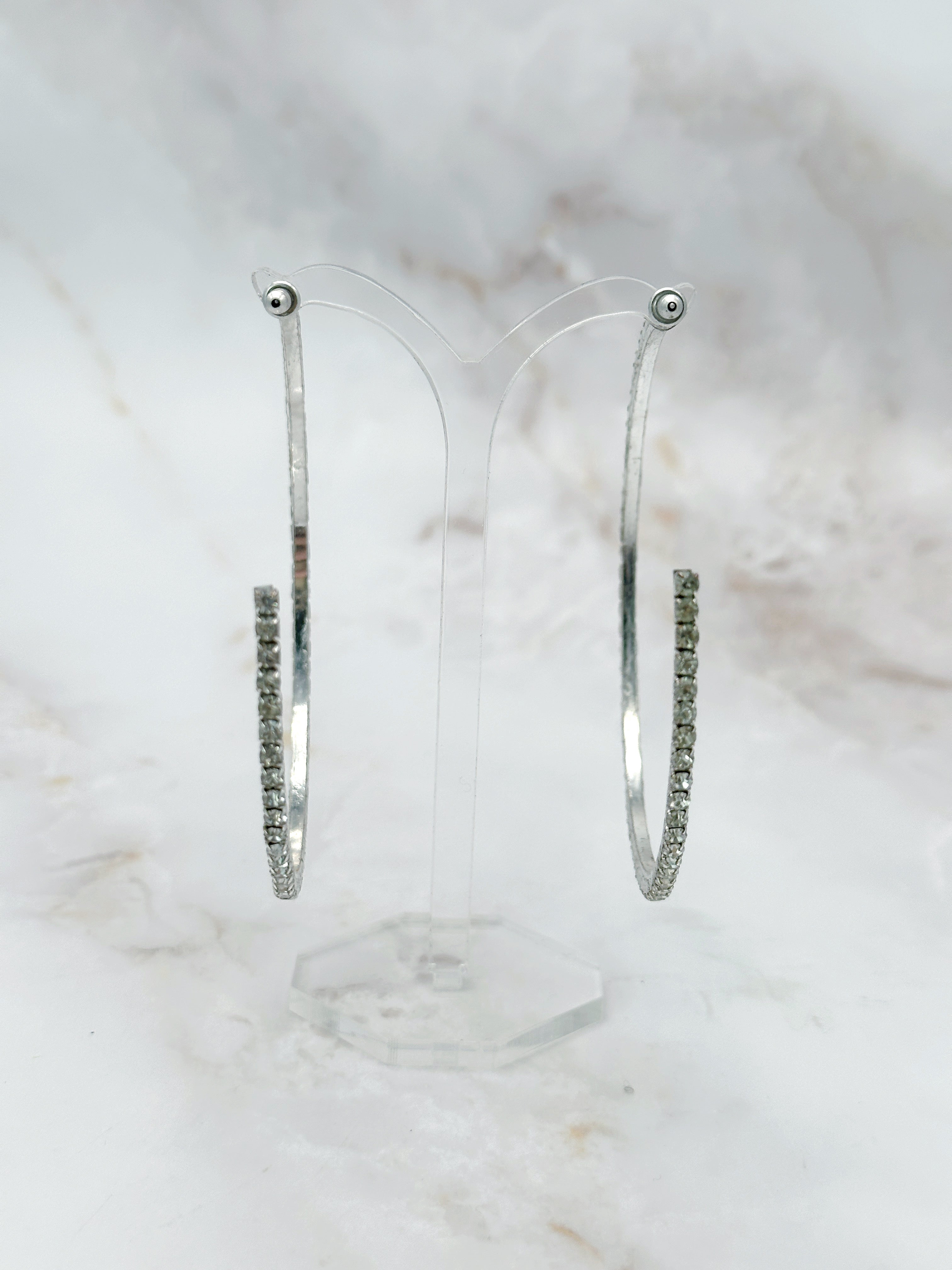 Statement Vintage Creolen mit Strass