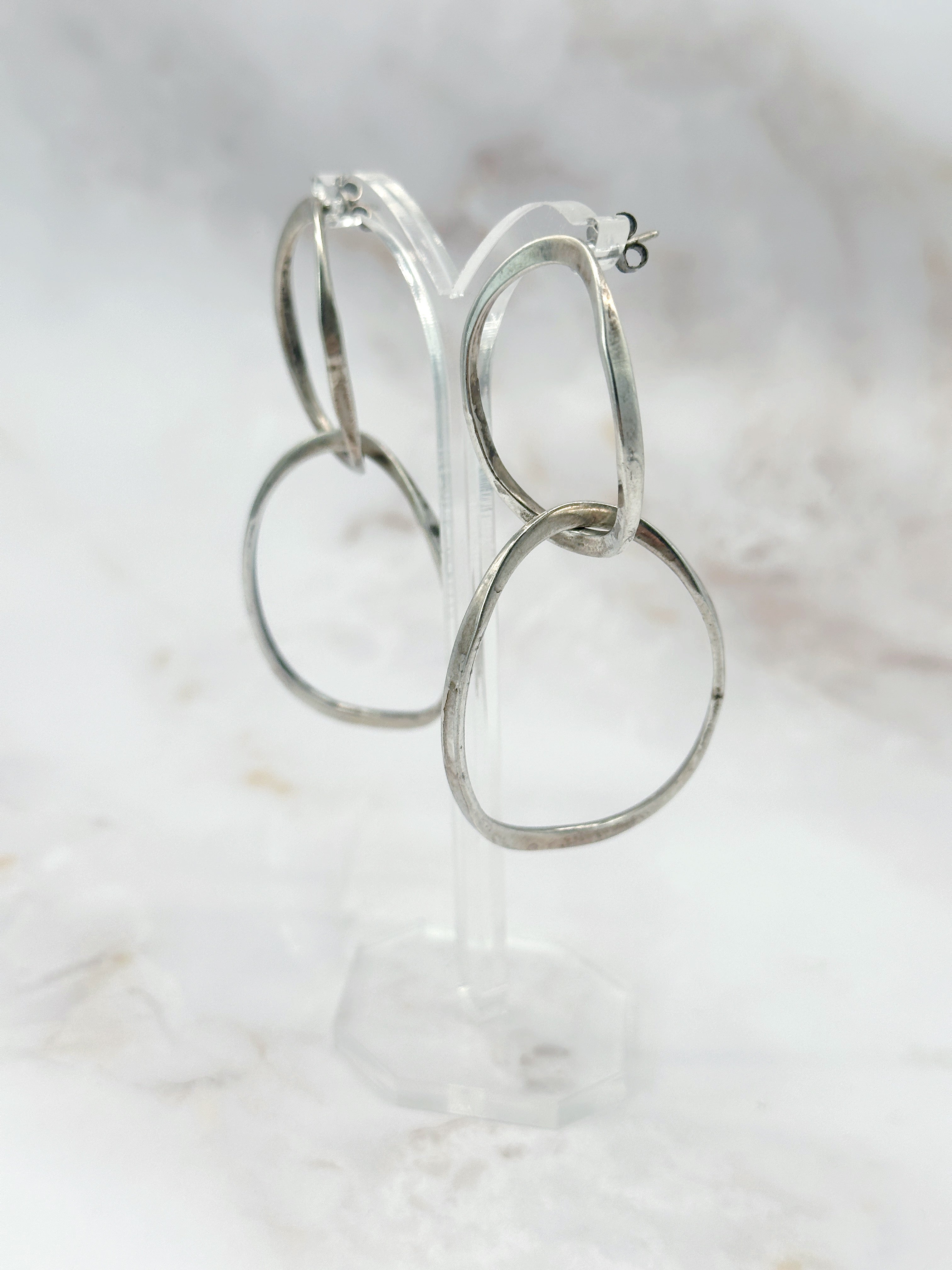 Statement Vintage Ohrringe aus 925 Sterling Silber