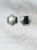 Signierte Vintage Statement Ohrclips von Sphinx mit Stern-Motiv