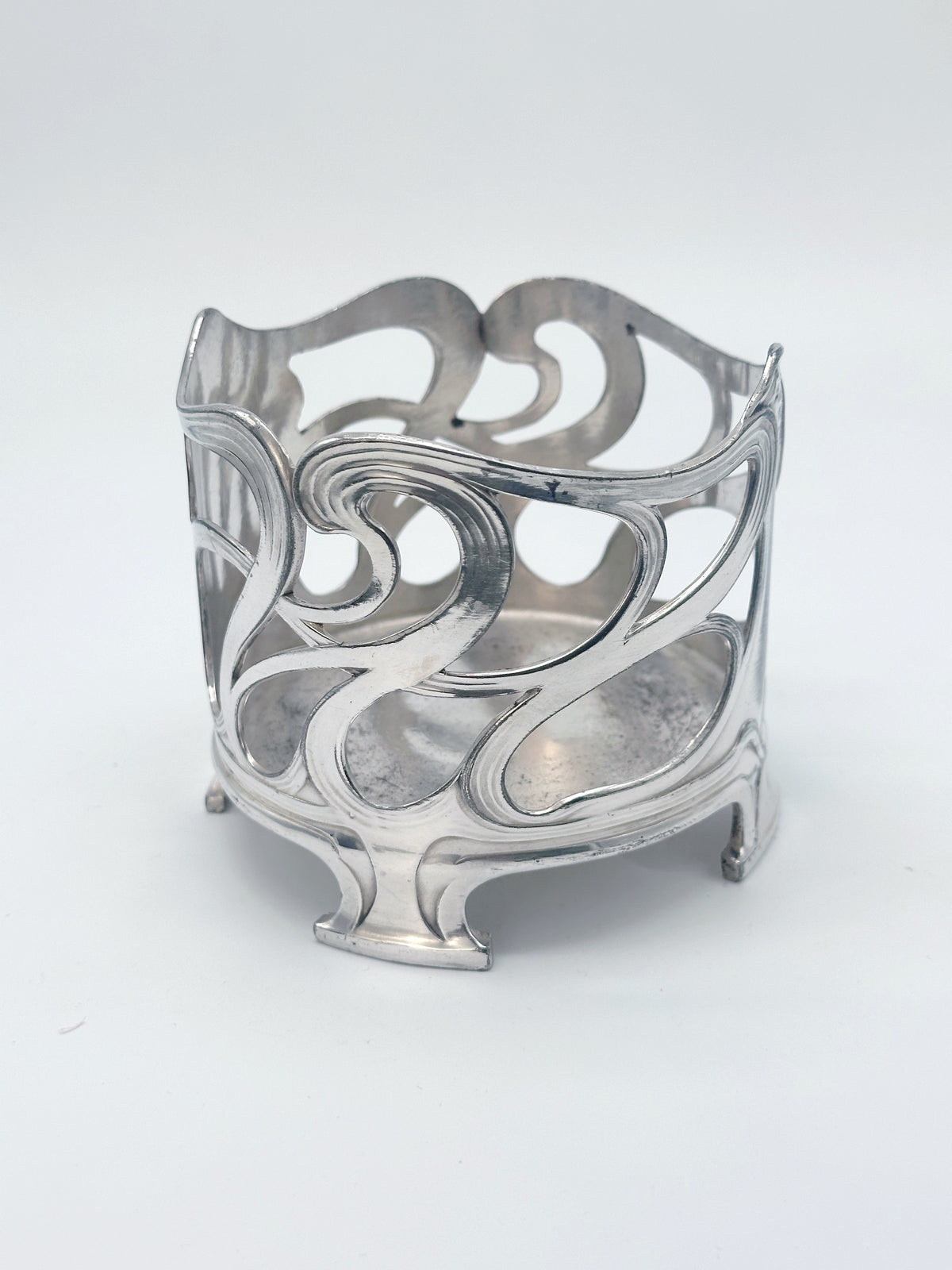 WMF Jugendstil Flaschenuntersetzer versilbert um 1900