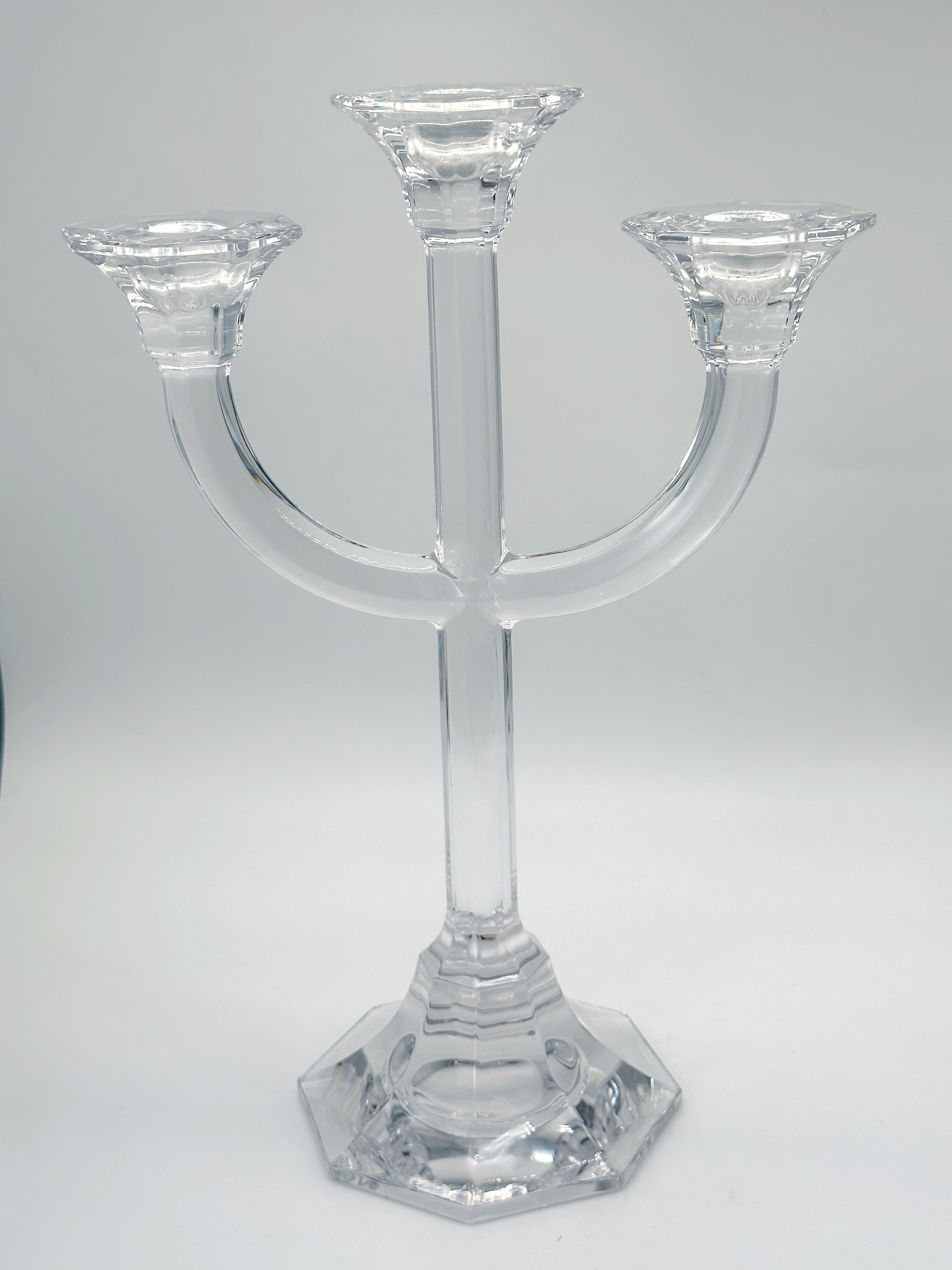 Großer 3-flammiger Kristall Kerzenständer Villeroy & Boch Verdi