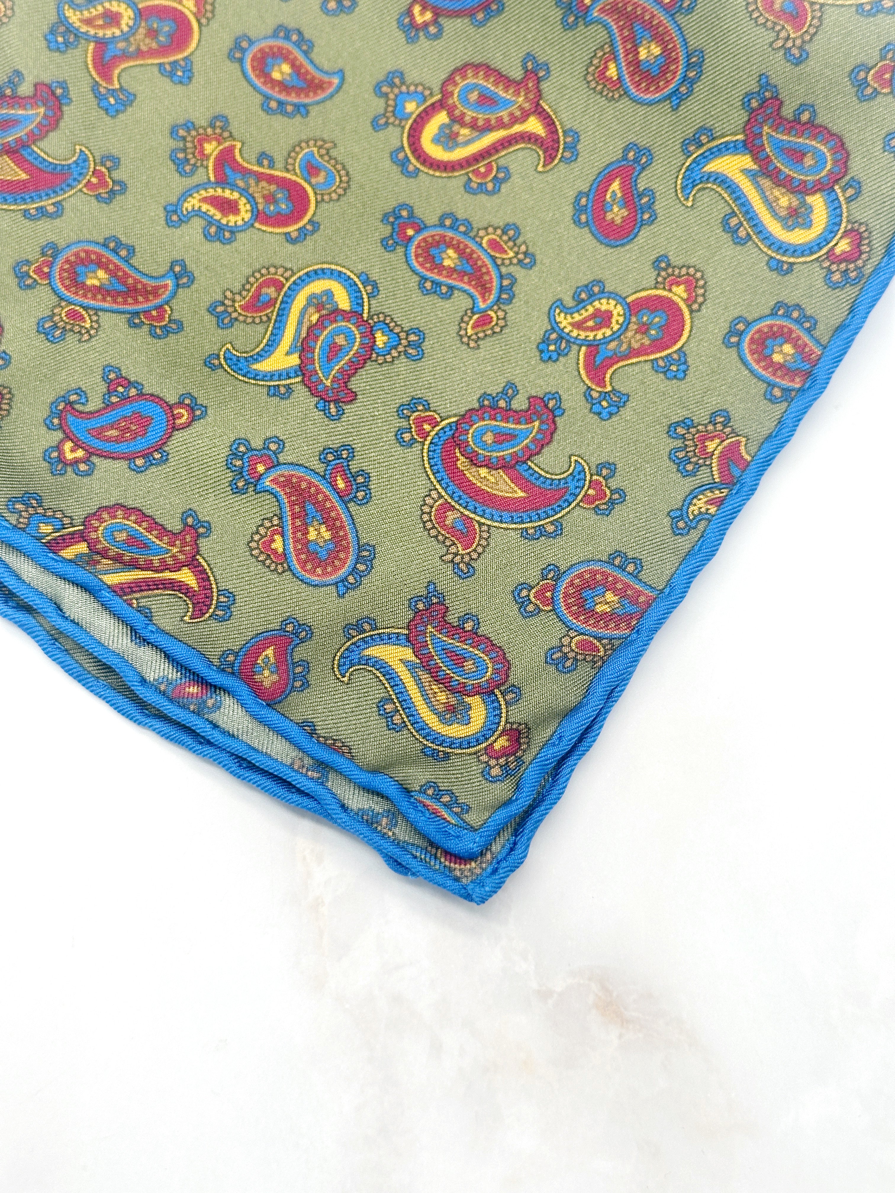 Einstecktuch aus Seide mit Paisley-Muster von Ascot