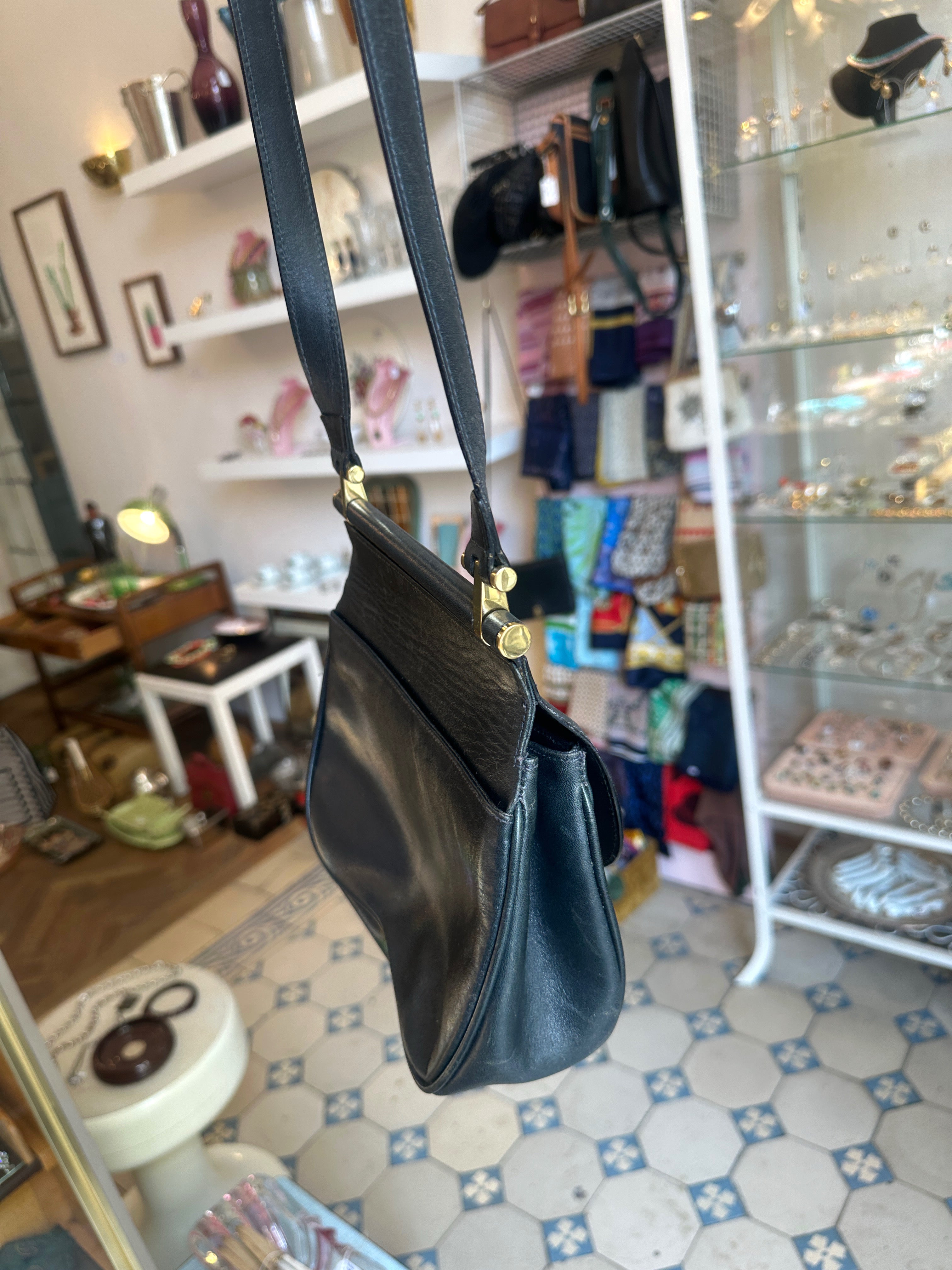 Vintage Handtasche von Etienne Aigner in Schwarz