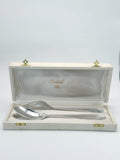 Vintage Taufbesteck von Christofle Paris in originaler Schatulle