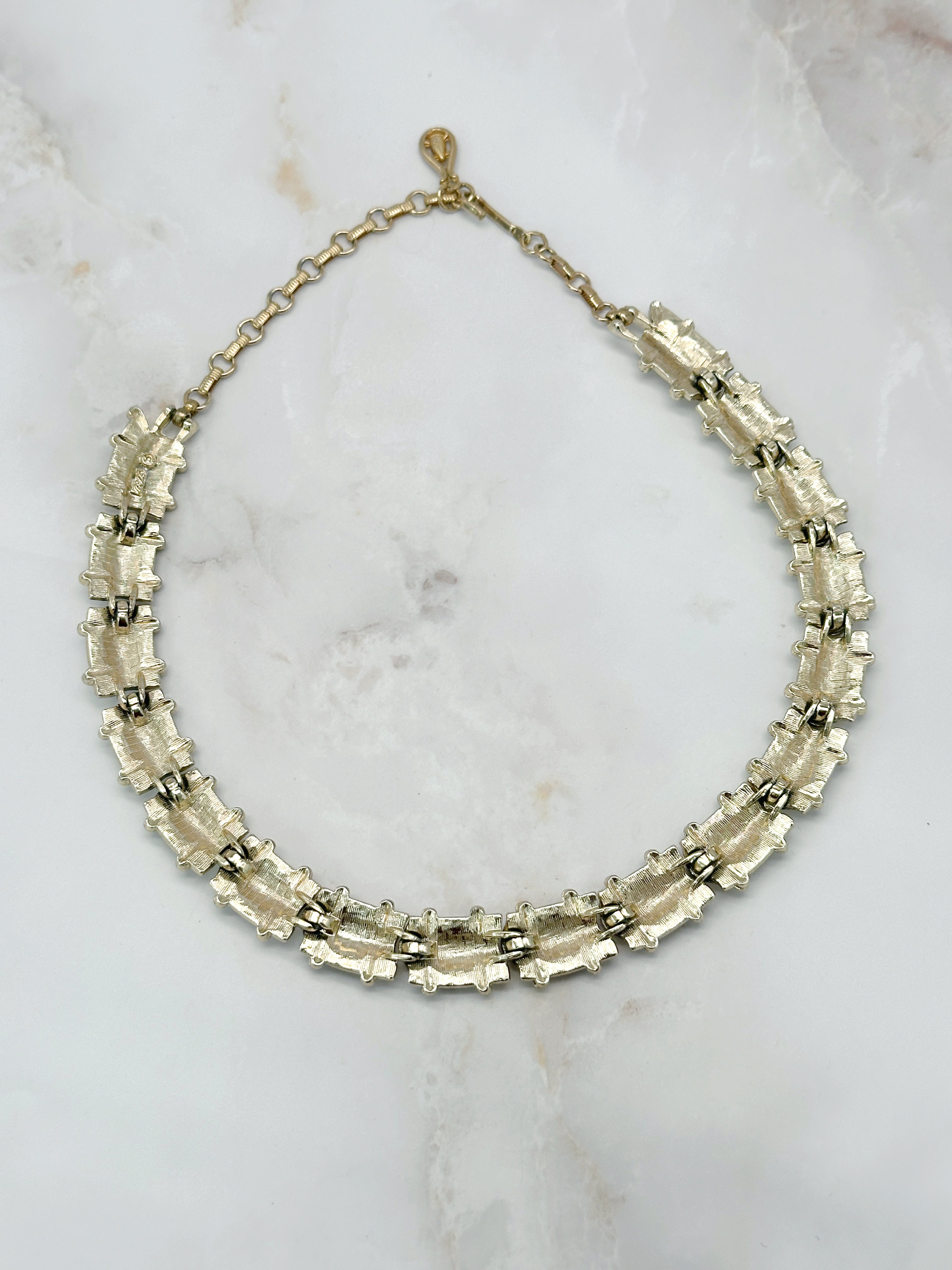 Signierte Vintage Gliederhalskette von CORO