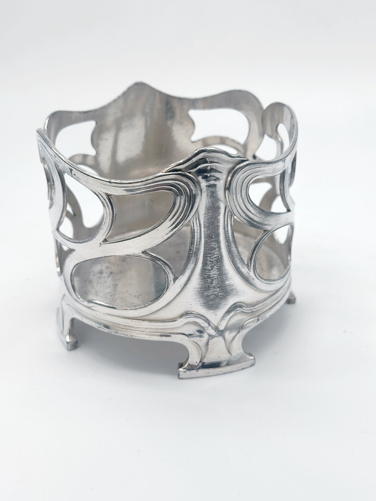 WMF Jugendstil Flaschenuntersetzer versilbert um 1900