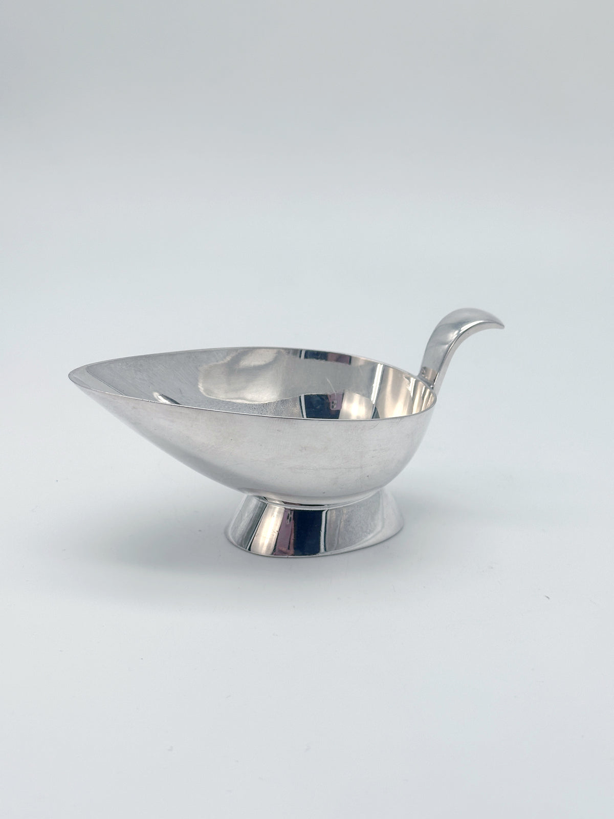 Versilberte Vintage Sauciere aus Holland um 1960