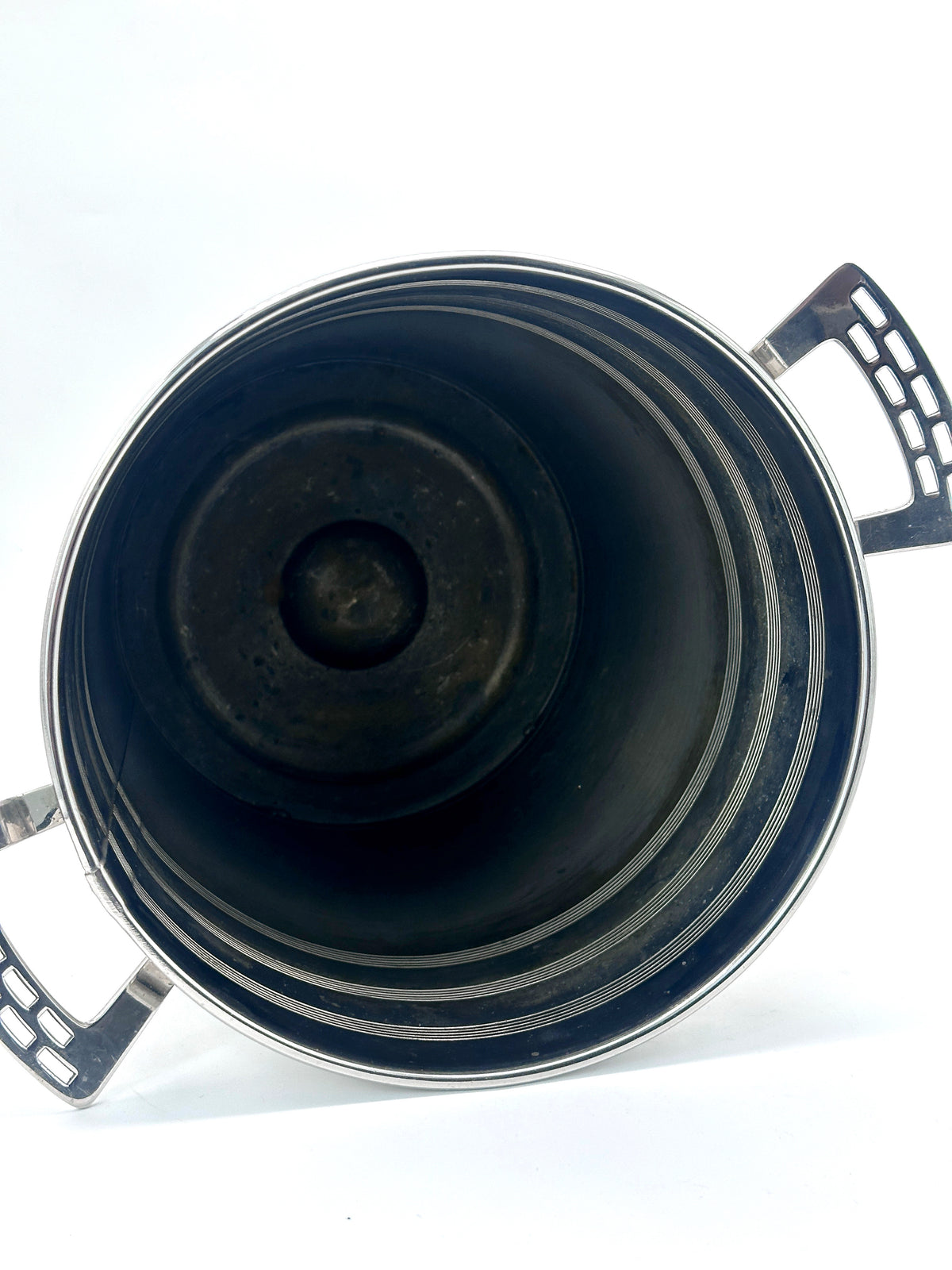 WMF Sektkühler aus vernickeltem Metall um 1925–1930