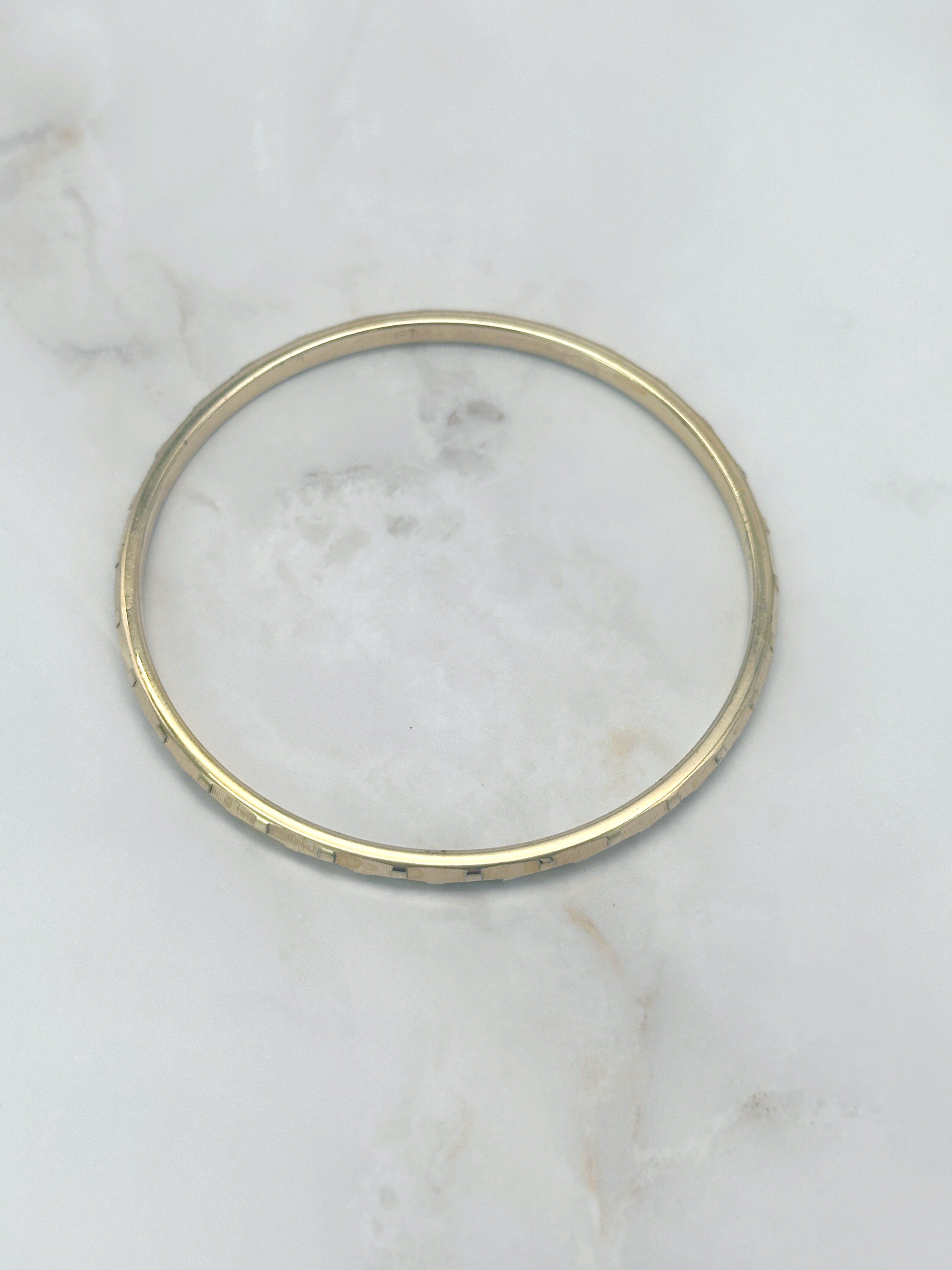 Signierter Vintage Armreif von Monet vergoldet