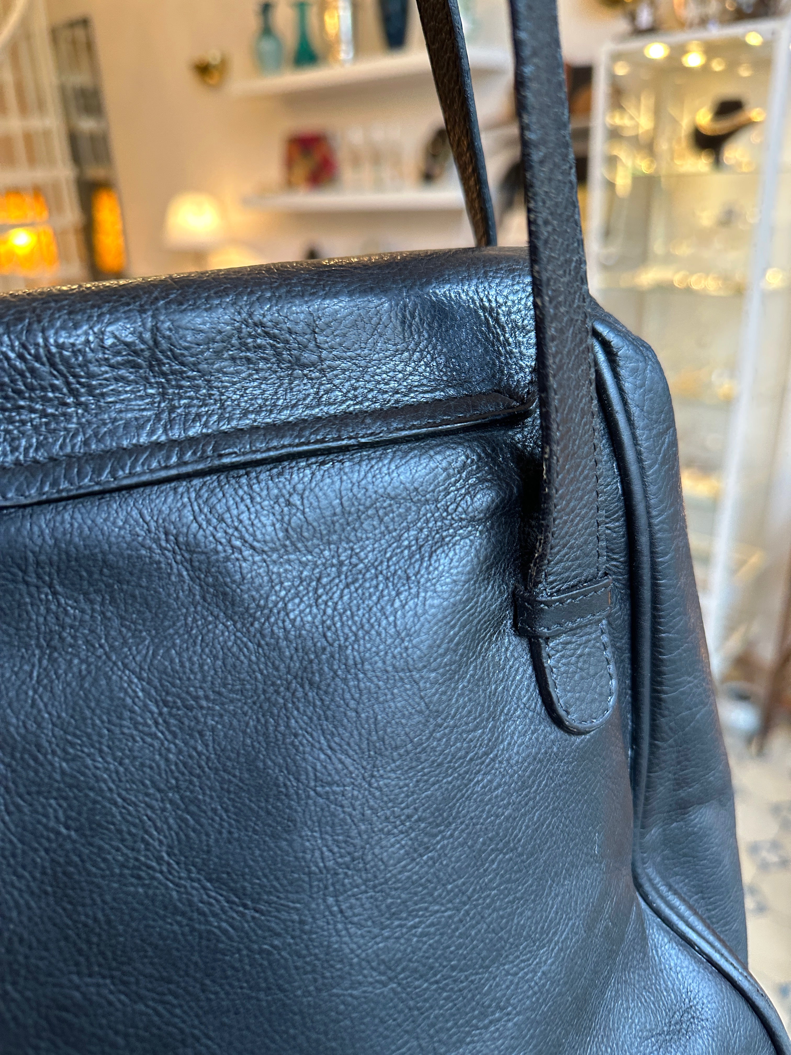 Vintage handbag by Etienne Aigner in black