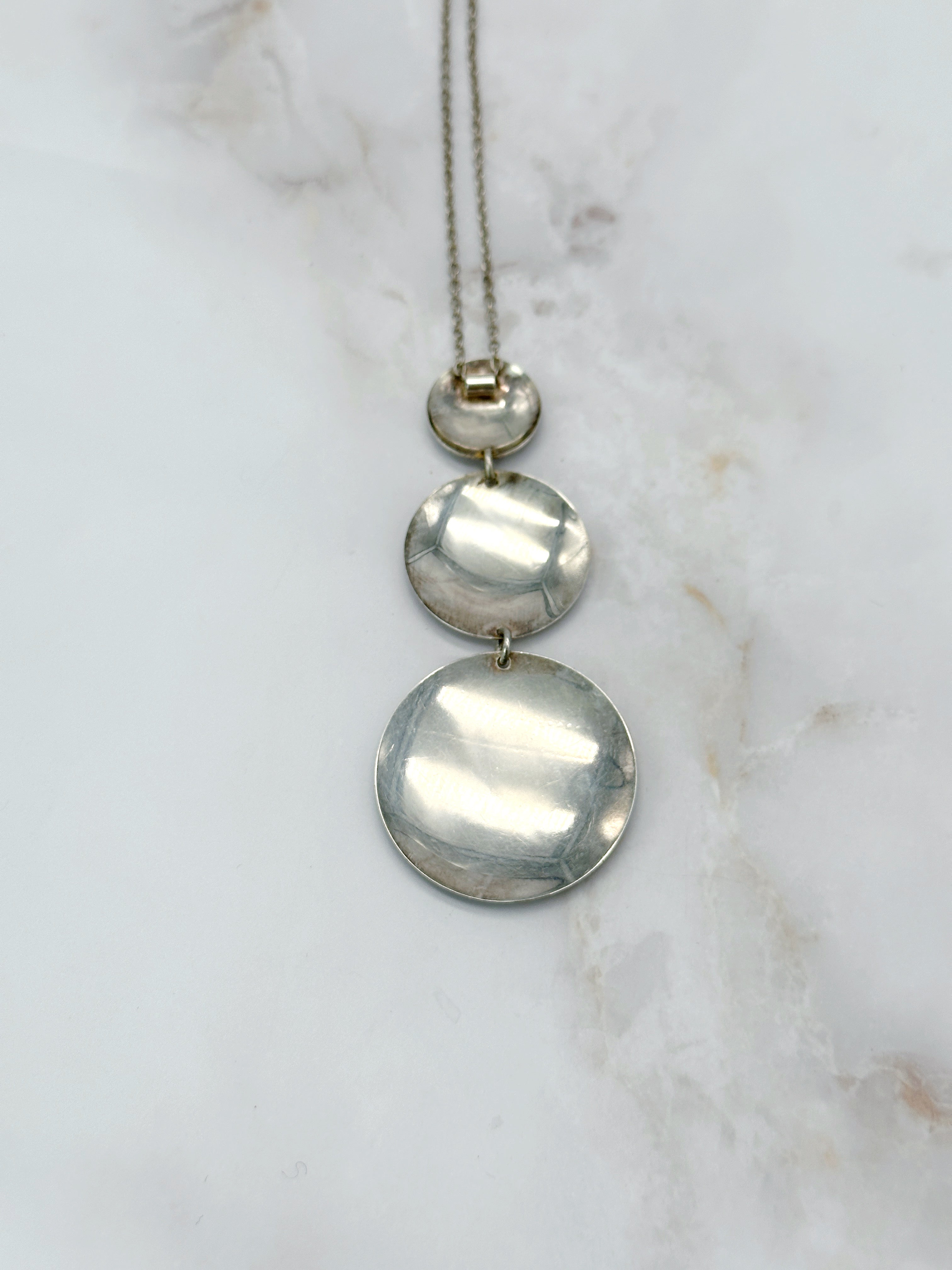 Zeitlose Vintage Silberkette mit Anhänger 925 Silber