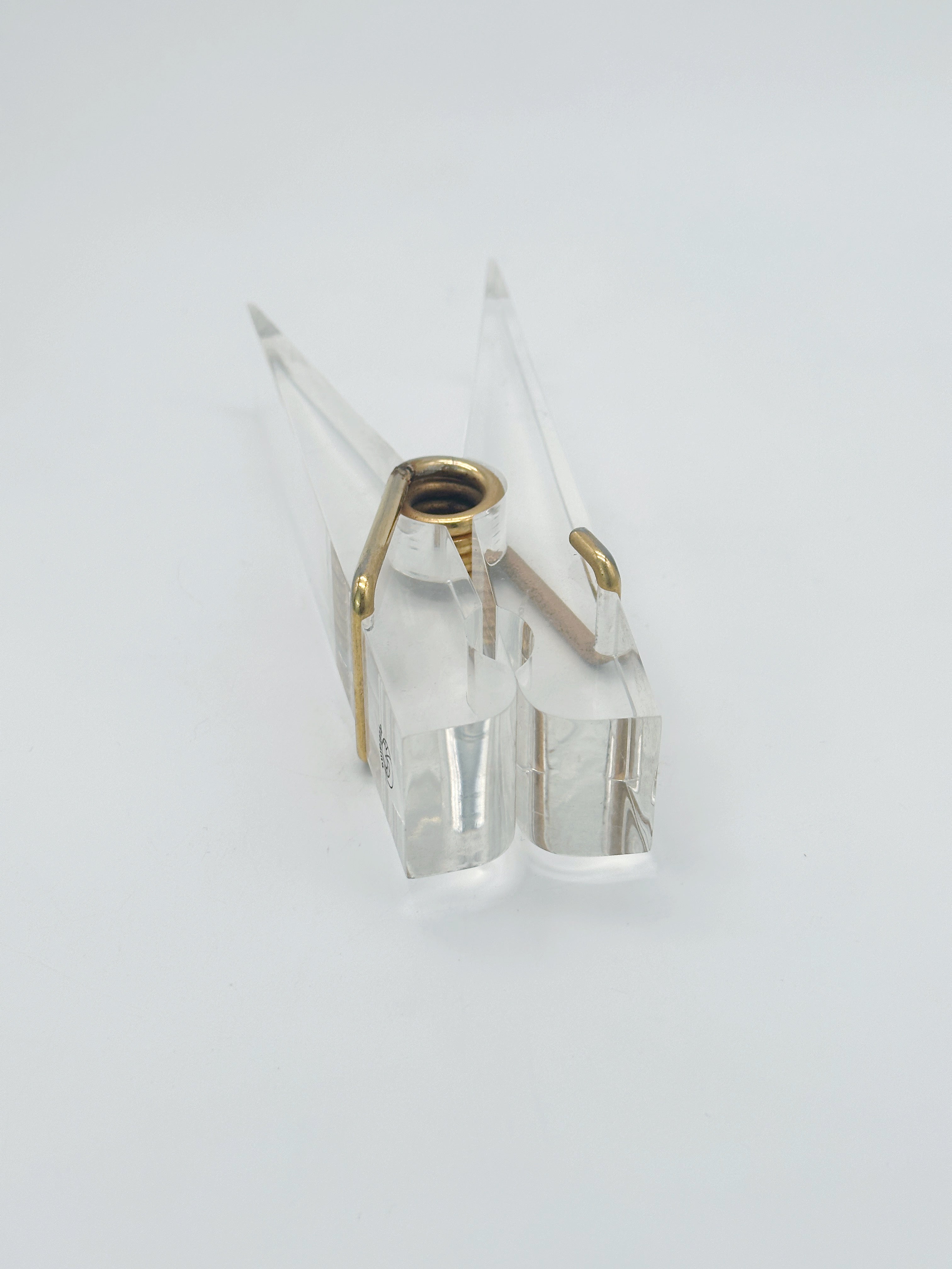Große Wäscheklammer aus Lucite von Aquitaine