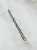Vintage Strassarmband mit drei Reihen Strass