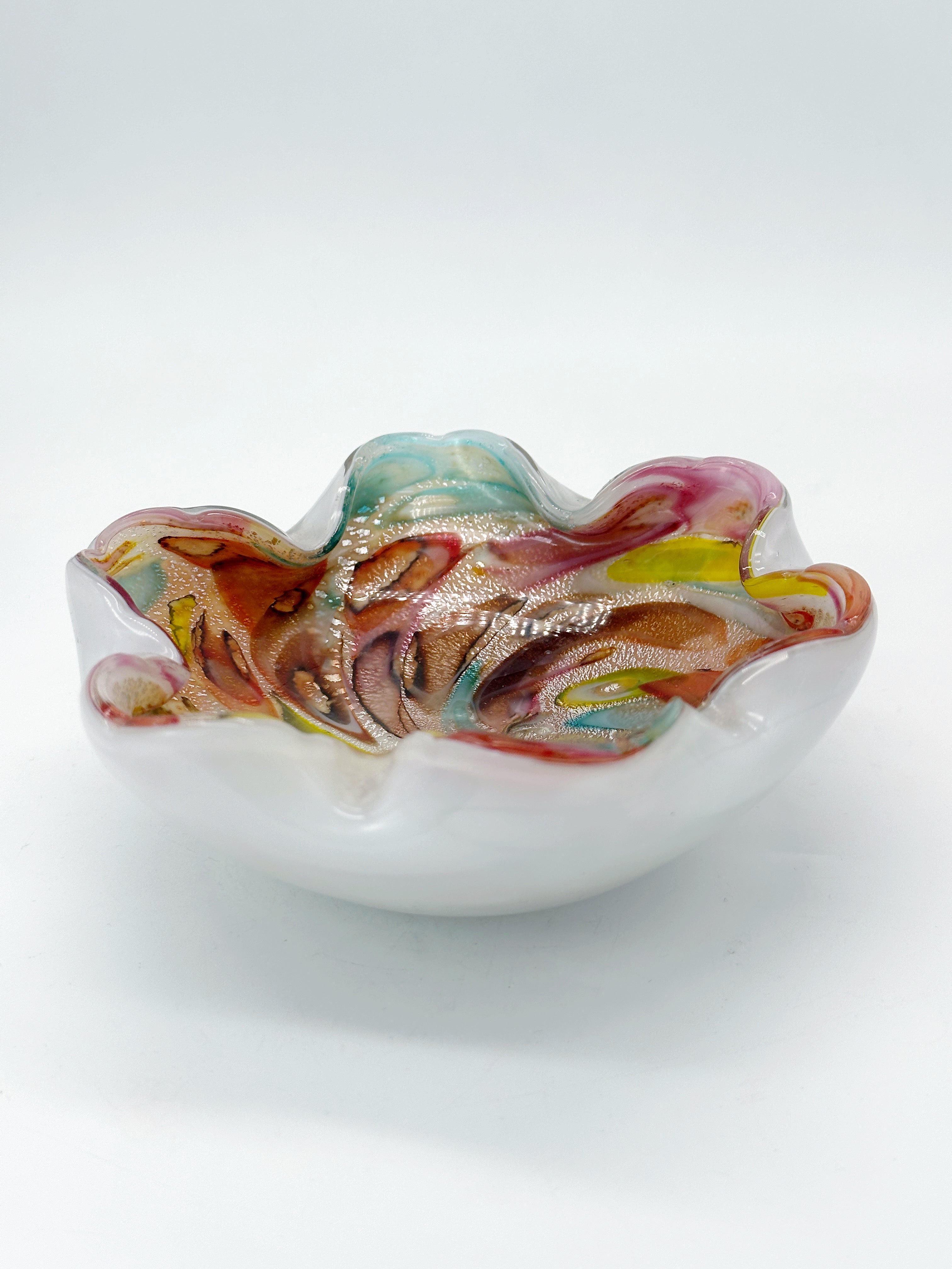 Murano Tutti Frutti Glasschale von Dino Martens um 1950