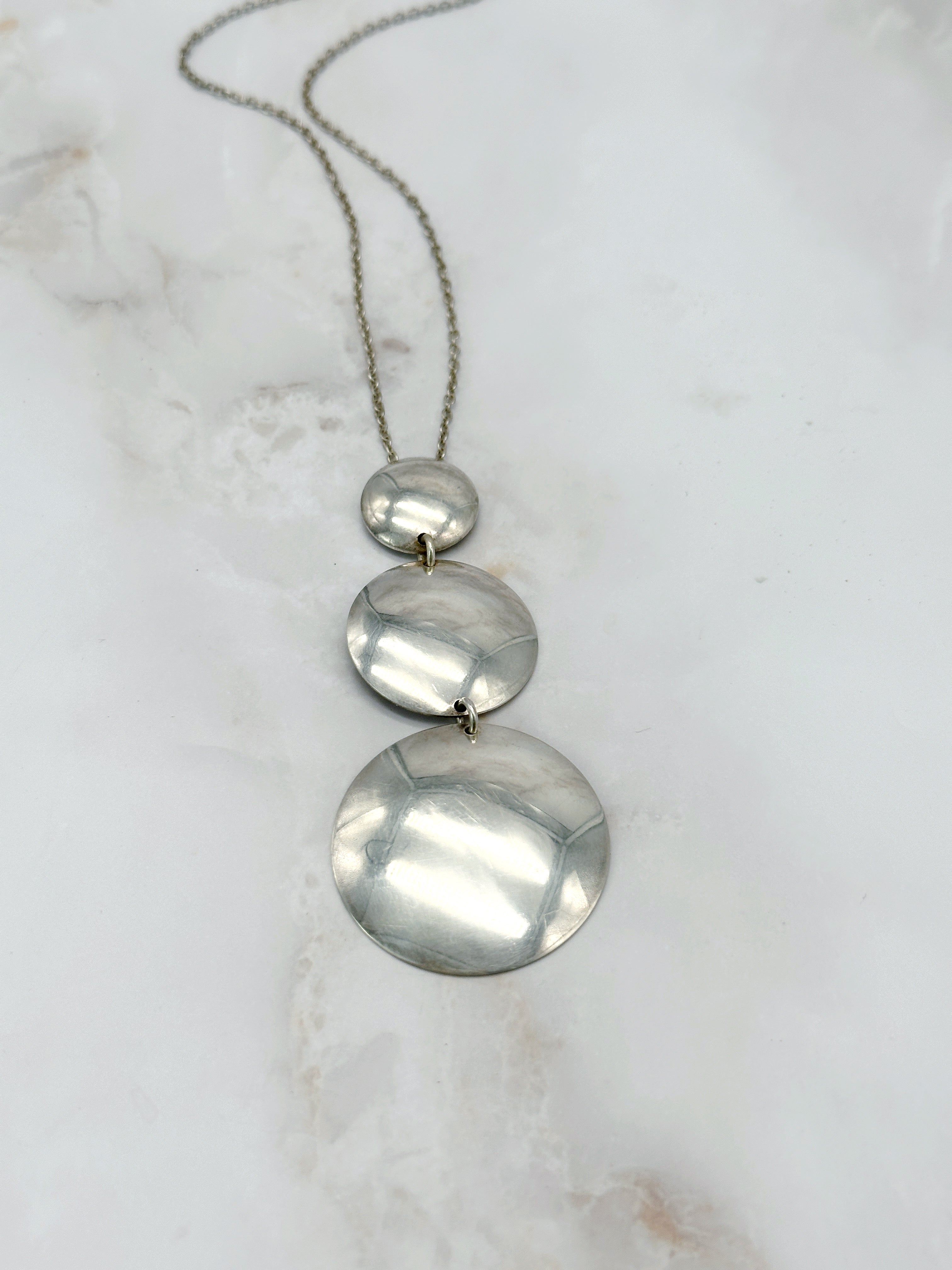 Zeitlose Vintage Silberkette mit Anhänger 925 Silber