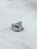 Statement Ring aus 925 Silber in abstrakter Form