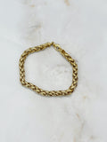 Klassisches Vintage Gliederarmband – Vergoldet