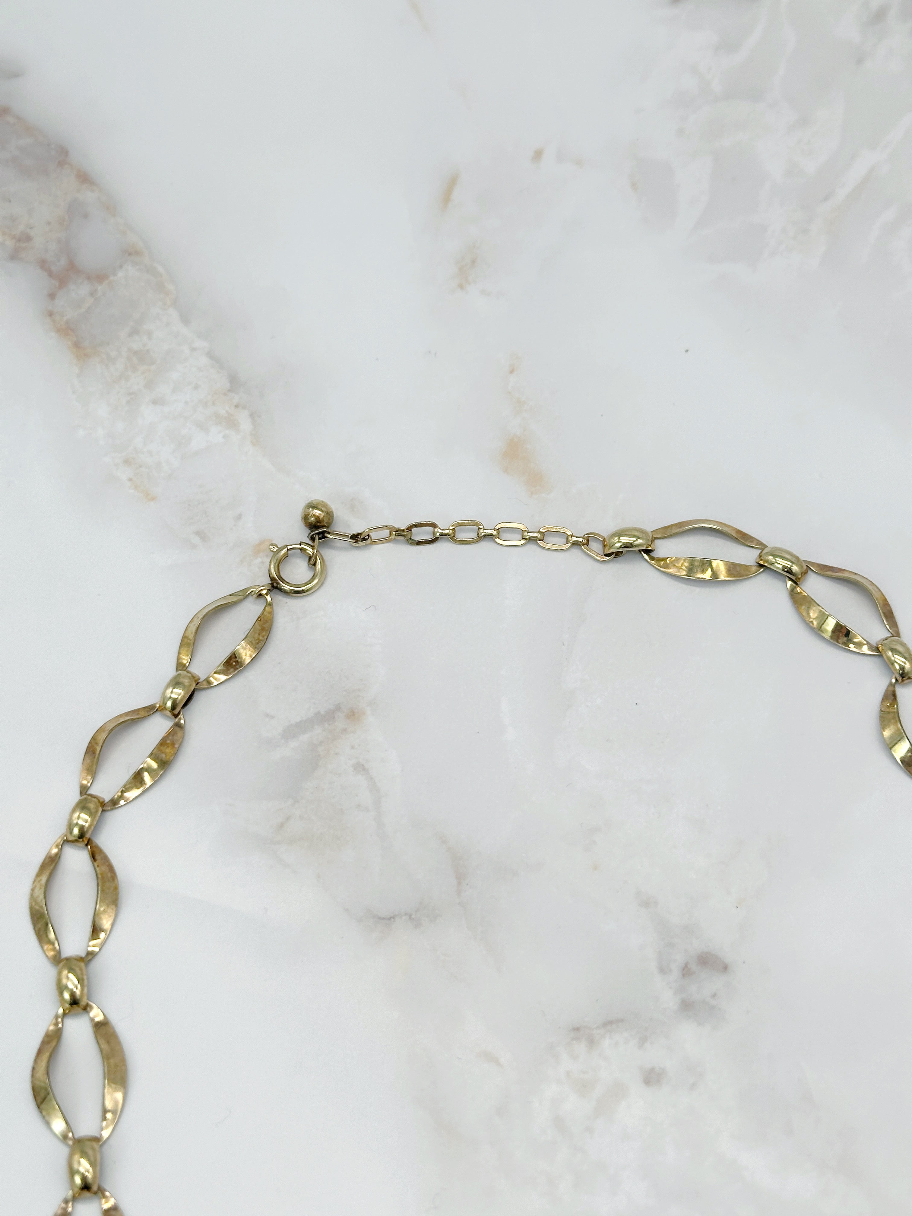 Klassische vergoldete Gliederkette