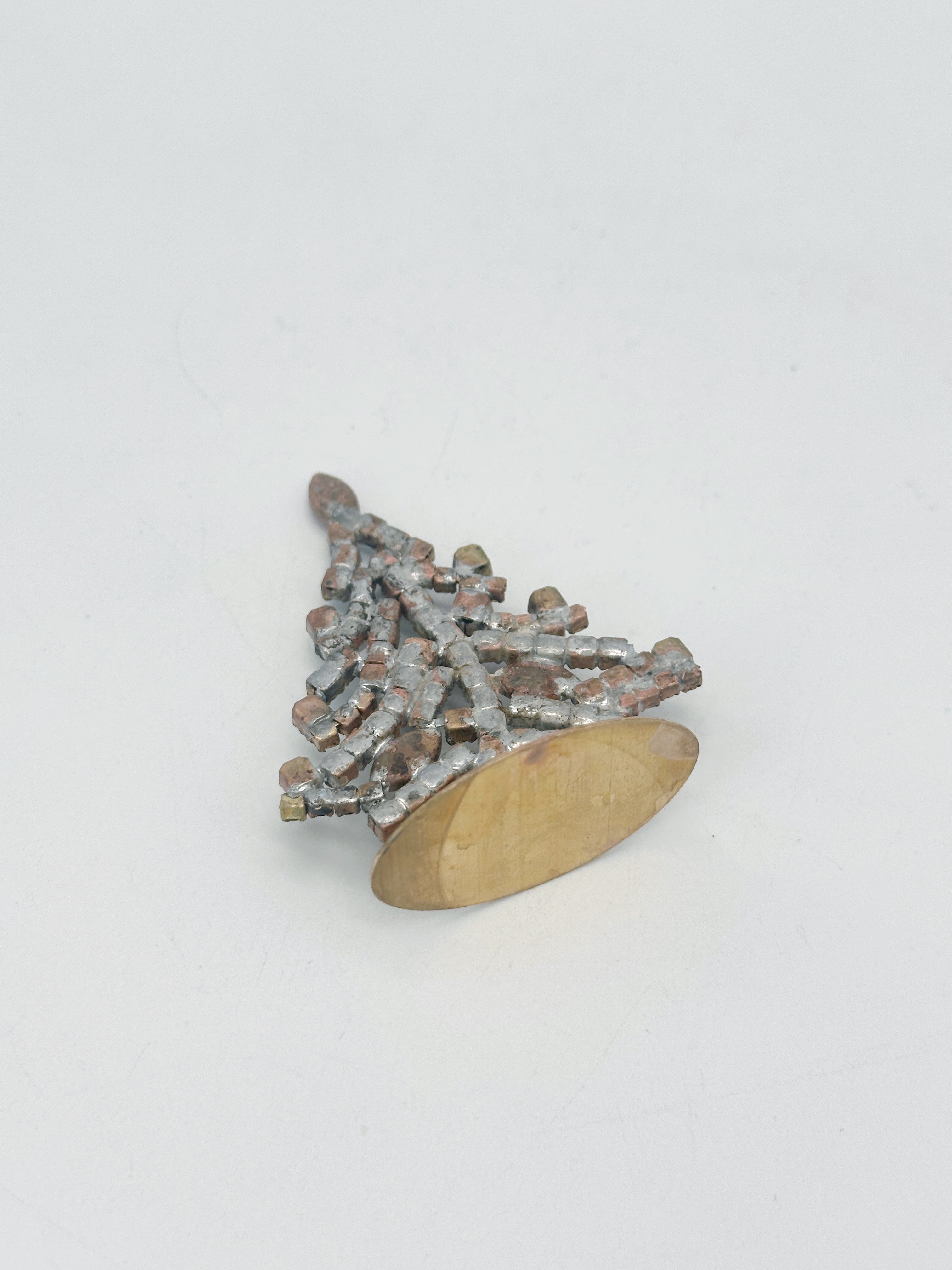 Zierlicher Gablonzer Mini-Christbaum aus Strass