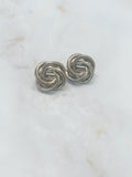 Vintage Ohrclips mit elegantem Knoten-Design