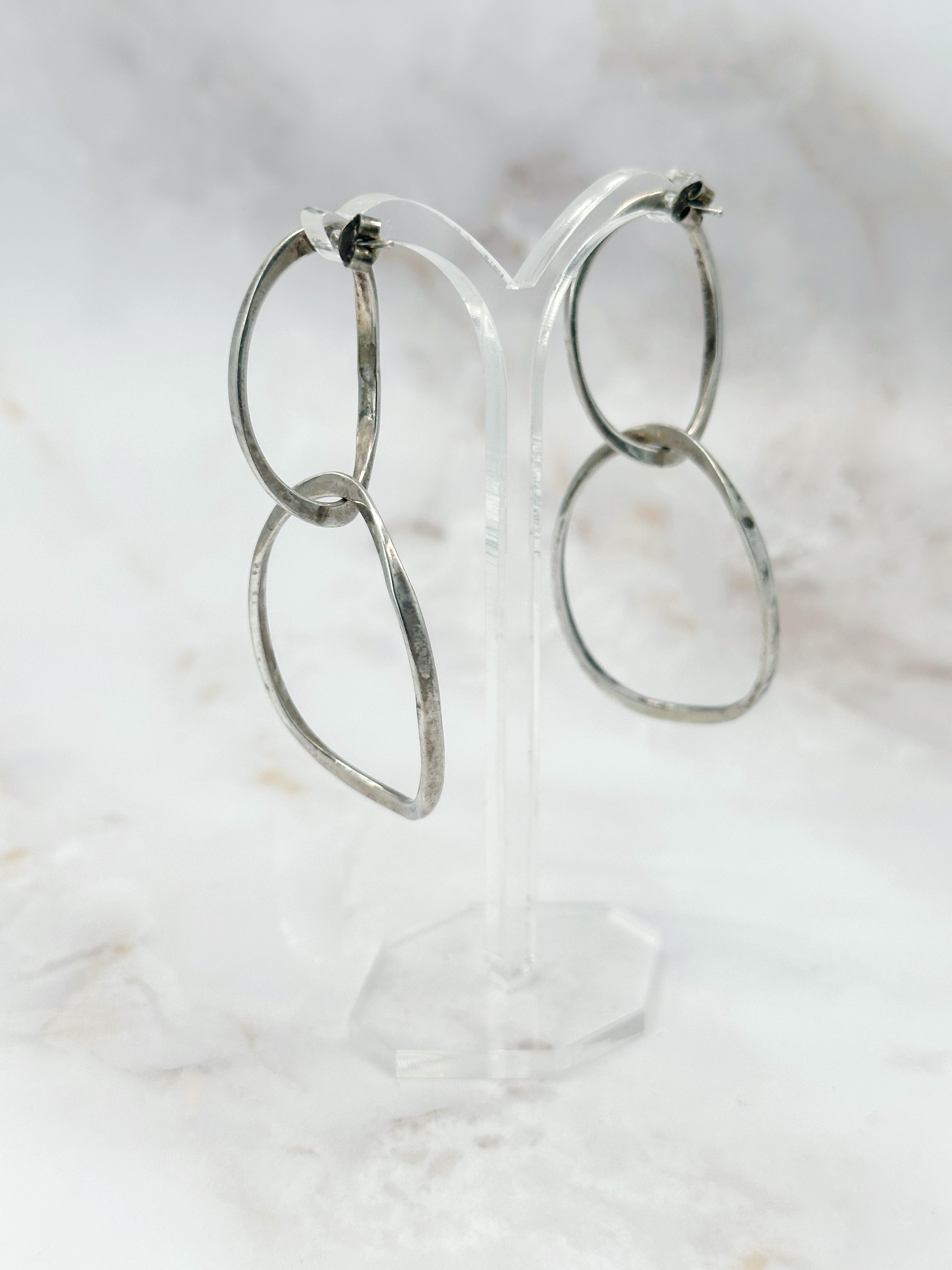 Statement Vintage Ohrringe aus 925 Sterling Silber