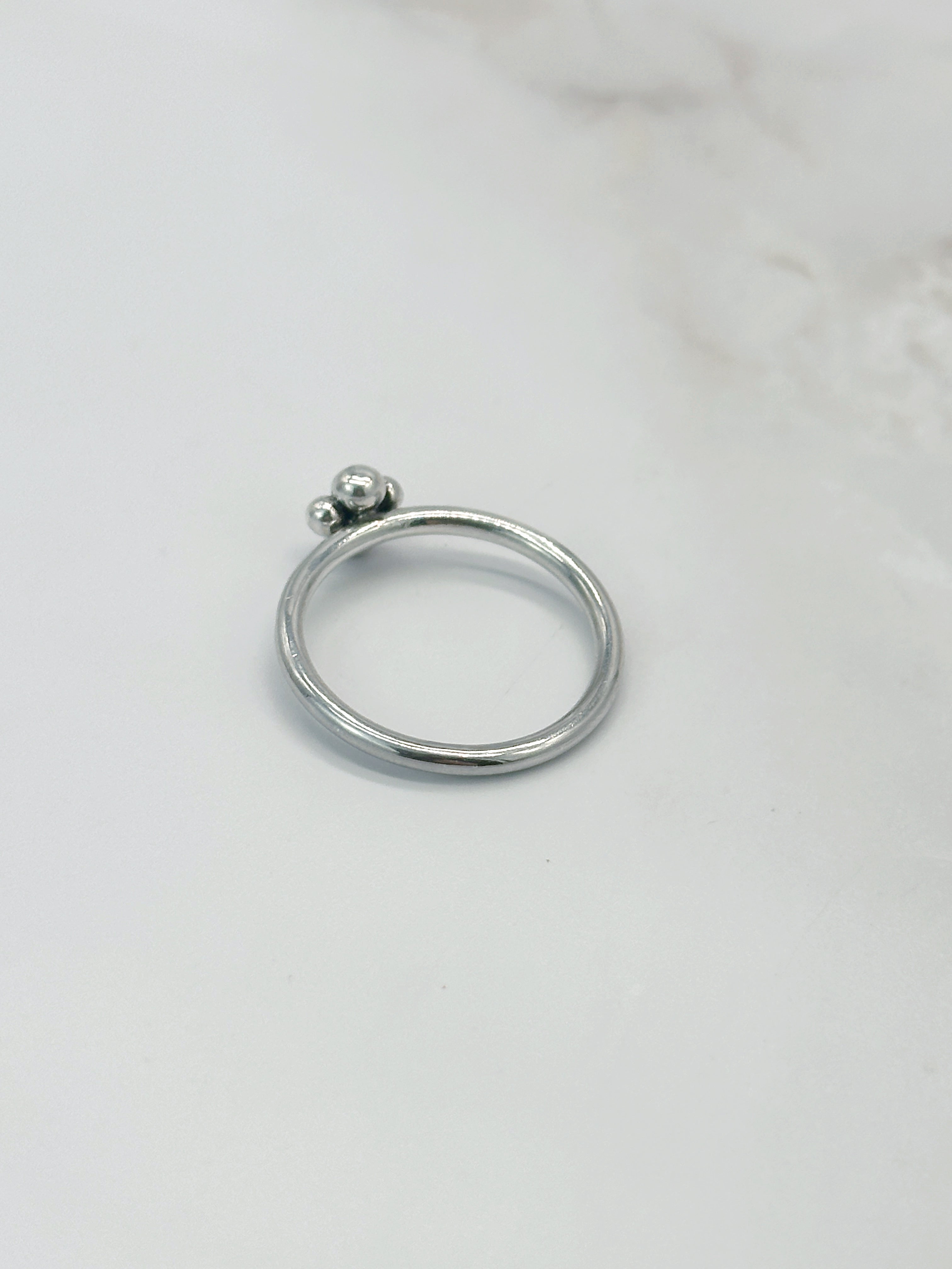 Dänischer Design-Silberring von Hans Henrik Nygaard Größe 55