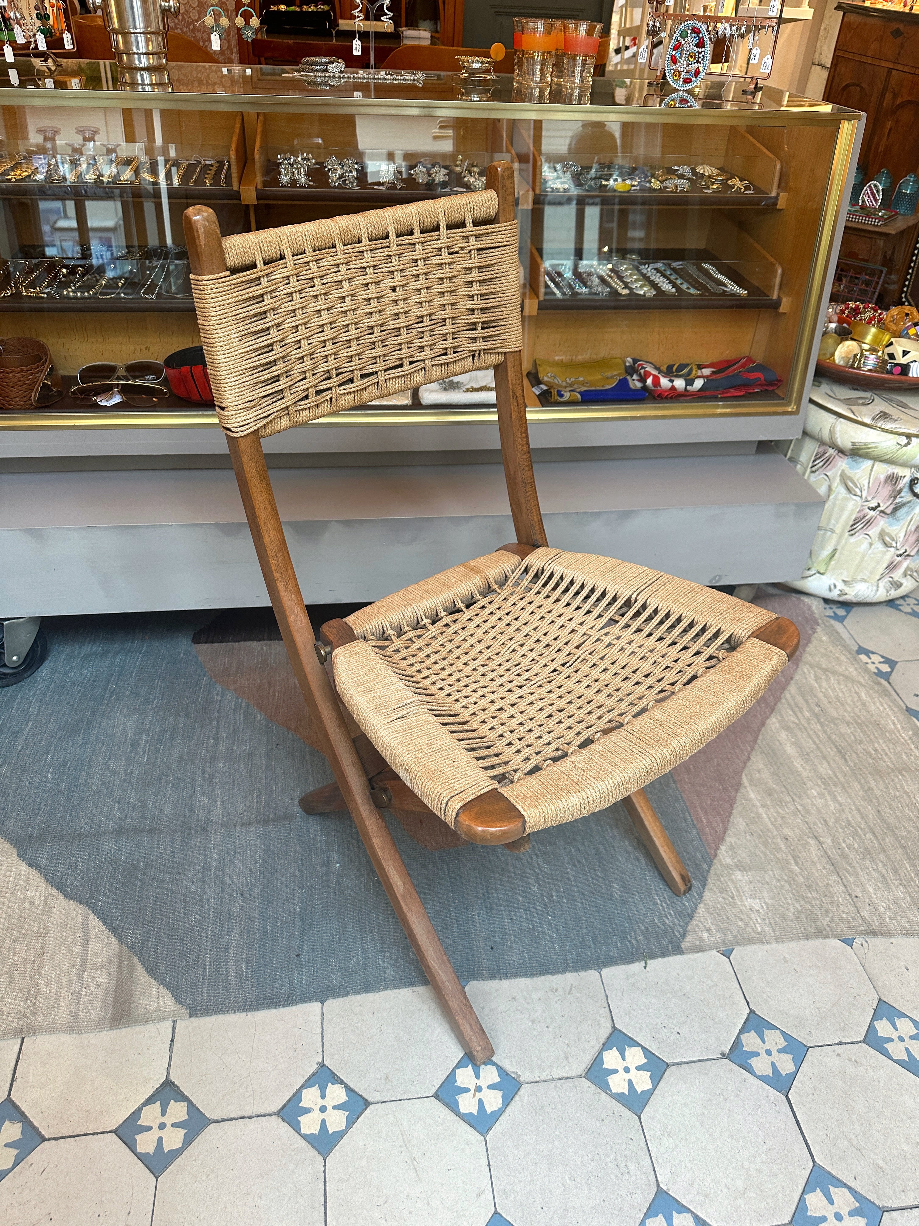 Vintage Klappsessel Danish Design